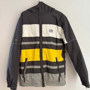 686 Sixeightsix Manual Source Snowboarding Jacket Mens Medium Yellow